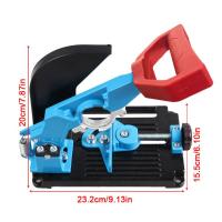 Amoladora angular 2 en 1, soporte fijo, abrazaderas ajustables de 45 grados, soporte para amoladora angular de alta precisión, duradero, multifunción - details 0