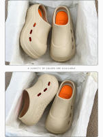 Nuevas zapatillas de verano para hombre y Chef de una palabra de Color sólido, zapatos quirúrgicos Nu para mujer, zuecos - details 15
