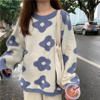2024 ins nueva moda mujer suéteres invierno mujeres suéteres de flores sobre tamaño mujeres pullover suéteres - details 45