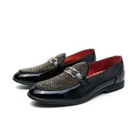 2023 nuevo vestido de cuero de moda de estilo italiano para hombres, zapatos casuales de negocios, zapatos puntiagudos de talla grande - details 8
