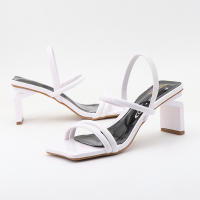 Zapatos de tacón alto con correa elástica y punta cuadrada de moda - details 7