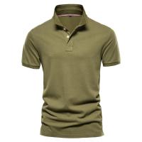 nuevos Polos de algodón para hombre, Polo clásico de Color sólido, Polo Social de negocios informal de alta calidad para hombre - details 3