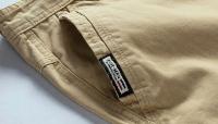 Pantalones cortos de algodón tácticos lisos informales de verano para hombre, pantalones cortos transpirables para correr al aire libre para hombre - details 9
