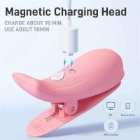 Abrazadera vibratoria para masaje de senos, masturbación femenina, estimulador del clítoris, juegos para adultos, Juguetes sexuales para mujeres, parejas, vibrador para pezones - details 6
