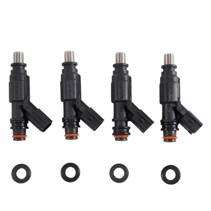4 unid/set boquilla de inyector de combustible 23250-0D030 23209-0D030 para Toyota Avensis Corolla 1,4 VVTI 1,6 99-04 0280156019 - 1