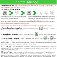 Controlador de incubadora de huevos de XM-18S, termostato de control automático por ordenador, sistema de Control multifunción completamente automático - details 7