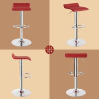 Taburetes de Cocina Giratorios 360° Altos con Asiento PVC Ajustables Diseño Elegante para Comedor, Sala de Estar, Cafetería Negro+Negro - details 25