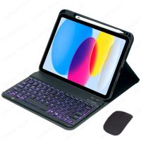 Funda con teclado para Xiaomi Pad 6, carcasa con retroiluminación de 7 colores, MiPad 6 2023, para Xiaomi Pad 6 Pro 2023 - details 4