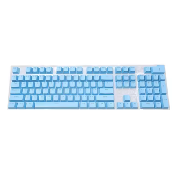 ABS 104 Uds 61/ 87 980k Teclado mecánico OEM teclado de inyección Keycap retroiluminado tapa de llave en blanco teclas mecánicas - 1