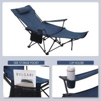 Juego de 2 Sillas de Camping Sillas Plegables, Silla de Acampada Portátil, Ligera para Picnic, Playa, Jardín, Pesca, con Portavasos, Gris - details 22