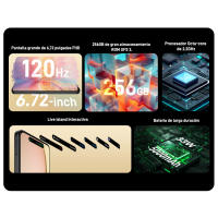 ZTE Nubia Focus Pro 5G, 8GB256GB Libre [VERSIÓN ESPAÑOLA], Pantalla FHD+ de 6,72, 120 Hz, Triple Cámara Trasera 108MP, Cámara Frontal 32MP, Batería 5000mAh, Carga Rápida 33W, T760, - details 4