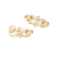 Cierre de latón color oro de 18K en forma de S y M para pulseras y collares, suministros para la fabricación de joyería, accesorios para bricolaje. - details 32