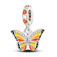 Silver Fit-pulsera de circonio para mujer, serie de mariposas de 3mm, joyería artesanal, nuevos artículos, Material metálico - details 24