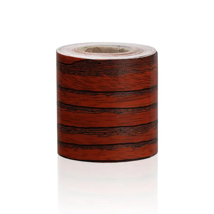 Calcomanías de vinilo impermeables para sala de estar, pegatinas autoadhesivas de madera para Borde de pared, papel tapiz de línea de cintura de tablero base - 1