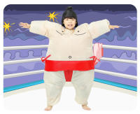 Ropa de Halloween inflable de Sumo de Japón, Conferencia Anual, actuación de comedia: Vestido de marioneta grande, versión gruesa - details 20