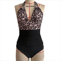 Traje de Baño Vintage Adelgazante de Una Pieza 2024 Traje de Baño Sexy para Mujeres en Negro y Blanco Moda de Playa XXL - details 5