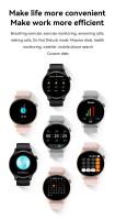 HK85-reloj inteligente para hombre y mujer, accesorio de pulsera resistente al agua IP67 con control del ritmo cardíaco, Pantalla AMOLED 1,43, seguimiento de actividad deportiva - details 23