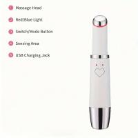 Pluma de masaje con calor, masajeador facial recargable, masajeador de ojos, masajeador de labios, masajeador de ojos, masajeador de cara caliente y fría - details 3