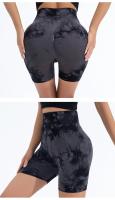 Pantalones cortos de cintura alta para mujer Cinturón elástico, sin costuras, moda en tus piernas, ideal para gimnasio, entrenamiento, correr, verano - details 4