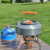 Tetera Ligera de Aleación de Aluminio para Acampar Herramienta de Cocina de Viaje al Aire Libre de 1.1L - details 9