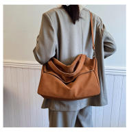 Quiero este bolso de gran capacidad, bolso de hombro informal de moda, bolso vintage mate para las axilas - details 26
