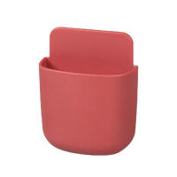 Soporte de Estante Control Remoto Organizador de Pared Caja de Perforación Sin Agujeros - details 4