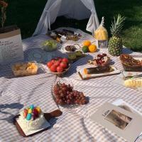 Manta de Picnic Extra Grande Resistente al Agua, Impermeable, Plegable, Resguarda de Arena - details 0