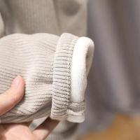 Pantalones de Veludo Cálidos para Niños Prenda de Invierno Cálida con Abrigo de Peluche - details 1