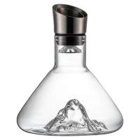 Botella de whisky y iceberg dorado de 1,5 litros, tarro de vidrio hecho a mano sin plomo, dispensador de vino espesado, accesorios de bar - details 14