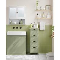 Armario de Baño Moderno Blanco 4 Cajones, 30 x 30 x 82 cm Ideal para Sala de Estar, Cocina, Comedor - details 13