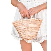 Pack 3 Mini Capazos de Arras Palma Natural - details 0
