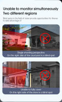 Cámara de vigilancia inalámbrico WIFI HD video llamar exterior inteligente Visión nocturna remoto doméstico 360 grados vigilancia - details 3