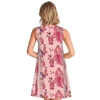 Vestido veraniego suelto personalizado H-Fine e Album S-Styles con estampado de bolsillo, vestido sin mangas para mujer para vacaciones en la playa - details 97