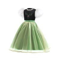 Disfraz de princesa Anna verde para niñas pequeñas, disfraz de Halloween, vestido elegante para fiesta de cumpleaños, vestido de carnaval - details 33