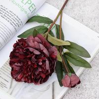 Ramo de flores de peonía artificiales de 2 cabezas, simulación realista hecha a mano, ramas de peonía de seda exquisita, decoración de mesa de comedor - details 21