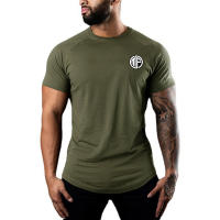 Camiseta Deportiva de Verano para Hombres Ajuste Delgado Manga Corta Marca Muscleguys - details 7