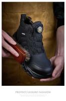 Zapatos Universales de Seguridad para Hombres Cabeza de Acero, A Prueba de Golpes, Antideslizantes, Hebilla Giratoria, Resistentes al Desgaste - details 15