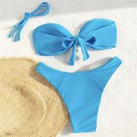 Bikini tanga para mujer, traje de baño brasileño con cordones, conjunto de bikini para mujer 2025 - details 21