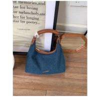 Bolso De Las Axilas De Mezclilla Informal Vintage Bolso De Mano De Gran Capacidad Bolso De Cubo De Hombro De Moda - details 20