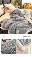 Manta de Invierno Gruesa y Cálida Forro de Cama de Lujo Manta de Sofá Cubierta de Cama Doble para Hogar - details 28