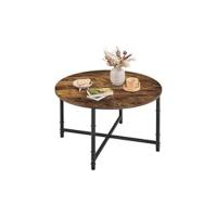 Mesa Industrial Elevable Mesa de Café de Madera Grande con Revistero 120 x 59 x 49,5 cm - details 10