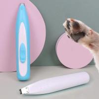 Recortadora de patas inalámbrica para mascotas con pantalla LED, recargable por USB, afeitadora de patas de gato, impermeable, portátil, eléctrica. - details 16