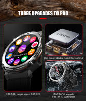 Reloj Inteligente Llamadas Bluetooth, Pulsómetro/Oxímetro/Podómetro 1,39