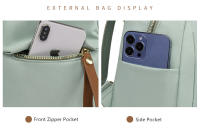 Mini mochila verde para niñas, pequeña mochila de moda para damas, bolso de hombro para teléfono, bolso de viaje para mujeres, ipad mini 6 teclas - details 8