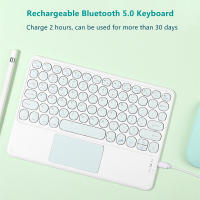 Teclado español inalámbrico con Bluetooth, Touchpad para iPad Pro Air, Xiaomi, Huawei, Samsung, Lenovo, Android, Windows, Tablet - details 2