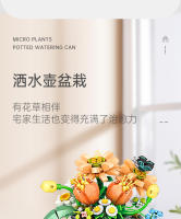 Mini botella de spray de simulación, flor, planta de carne, decoración del hogar, bloque de construcción, juguete para niños, regalo para niñas - details 4