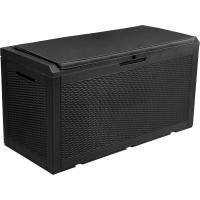 380L Arcón de Ordenación Exterior, Resina Caja de Almacenamento de Jardín para Almacenamiento Al aire Libre para Muebles de Patio - details 10