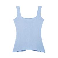 PB&ZA2025 Verano Nuevas Llegadas Top de Tirantes Casual de Color Sólido con Decoración de Botones Delgados de Aguja Plana para Mujer - details 4
