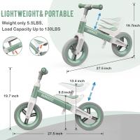 Bicicleta sin Pedales First Bike para Niños de 1,5 – 4 años hasta 25 Kg, Volante y Sillín de Altura Ajustable, Candado para Volante, Ultraligero para Niños y Niñas - details 4