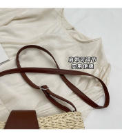 Bolso tejido de paja Retro de verano para mujer, bolso de playa para vacaciones en la playa, bolso de hombro tipo bandolera, bolso tejido para sillín de axila - details 6